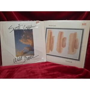 Windham Hill Vinyl Lot – Alex de Grassi & Scott Cossu – 2 LP Acoustic Jazz